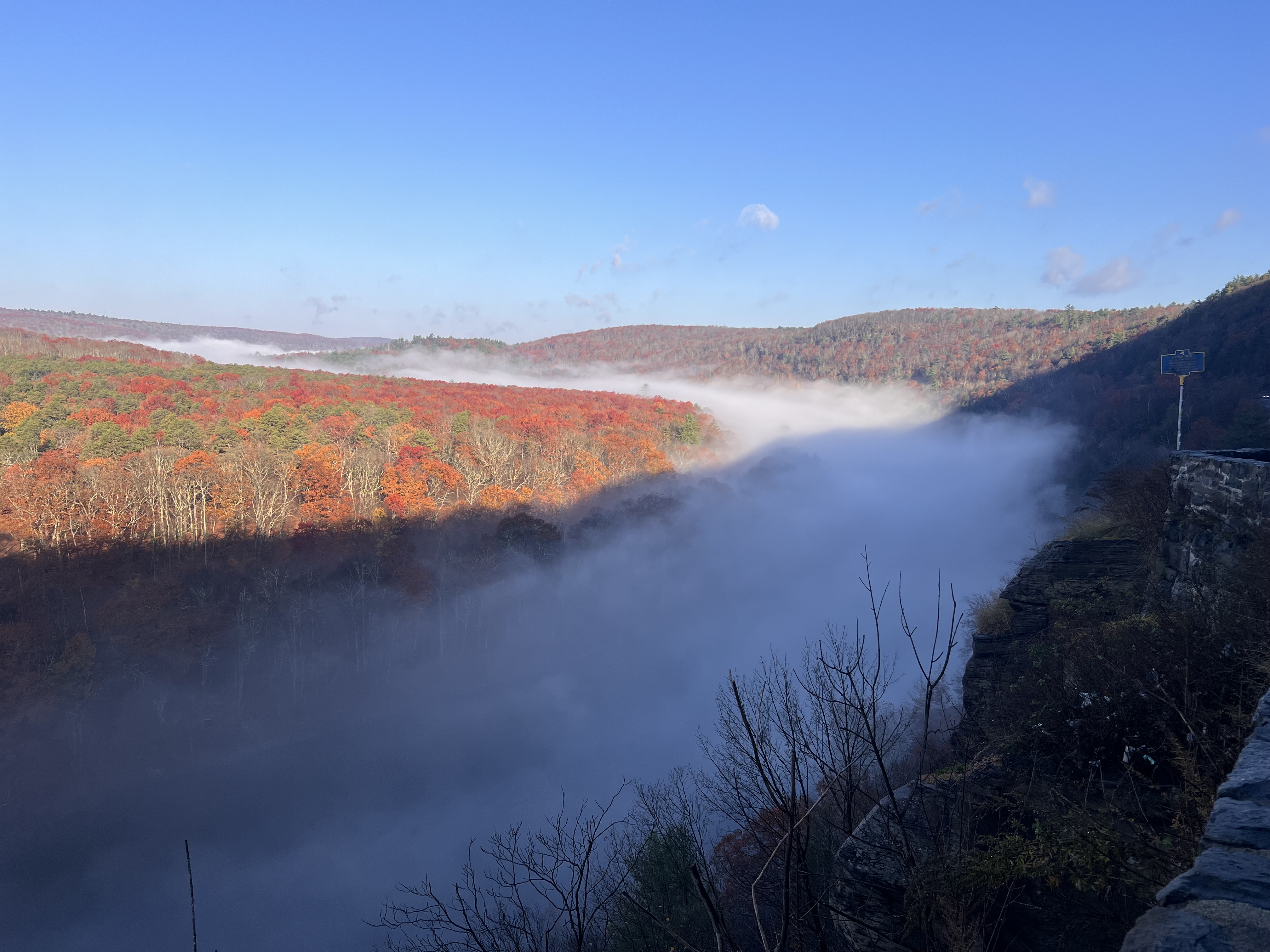 Delaware River Valley in autumn